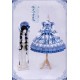 Bramble Rose Butterfly And Blue And White Porcelain One Piece(Reservation/2 Colours/Full Payment Without Shipping)
